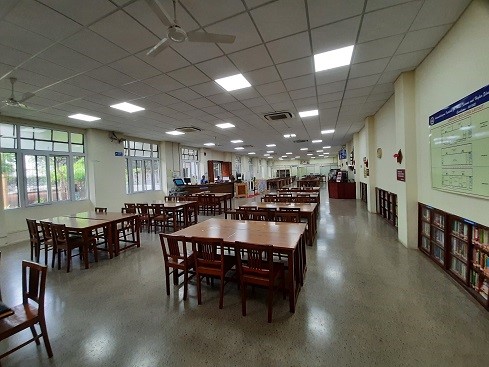 LED lights at the Library - Main Campus