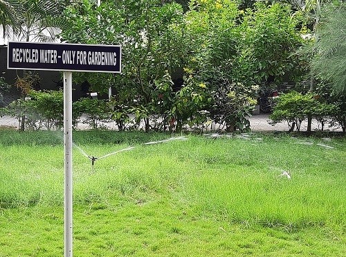 Recycle Water used for Gardening- Main Campus-1