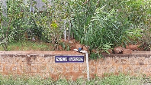 Recycle Water used for Gardening- Satellite Campus