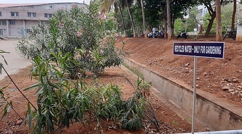 Recycled Water- Only for Gardening- Satellite Campus-2