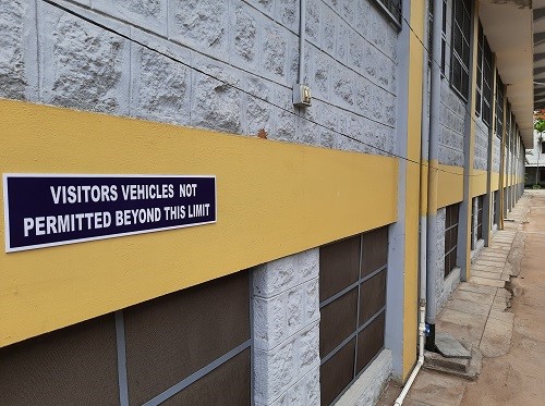 Restricted Entry of Vehicles- Main Campus- Gate 2