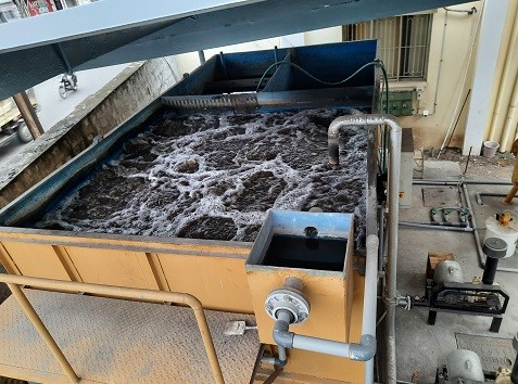 Sewage Treatment Plant- Aeration tank- gate III in Main Campus