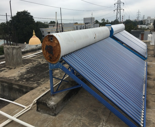 Poomagal Illam Solar tubes – 2 Set (48 tubes / set)   for Hot water in bathrooms