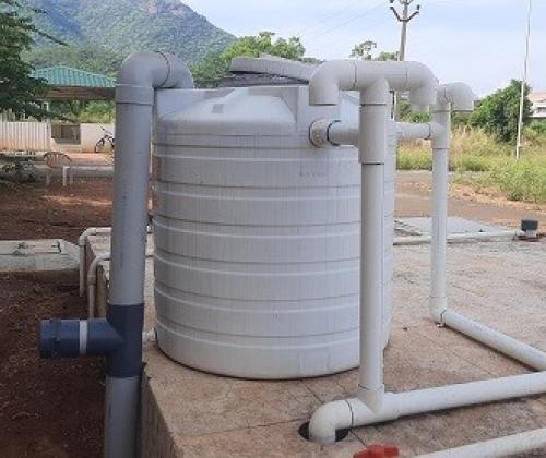 Rain water Harvesting in SF Block- Satellite Campus