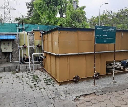 Sewage Treatment Plant near gate III in Main Campus