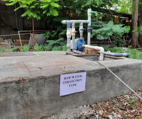 Sewage Treatment Plant- Raw Water collection tank- gate III in Main Campus
